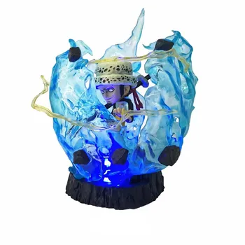 

Anime Red Heart Pirates Death Surgeon Trafalgar Law Can Shine PVC Action Figure Collection Model Toy X3210