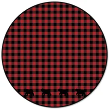 Круглый ковер Современные этнические геометрические решетки пледы коврики водонепроницаемые коврики для ванной банкета кухни Свадебные унисекс