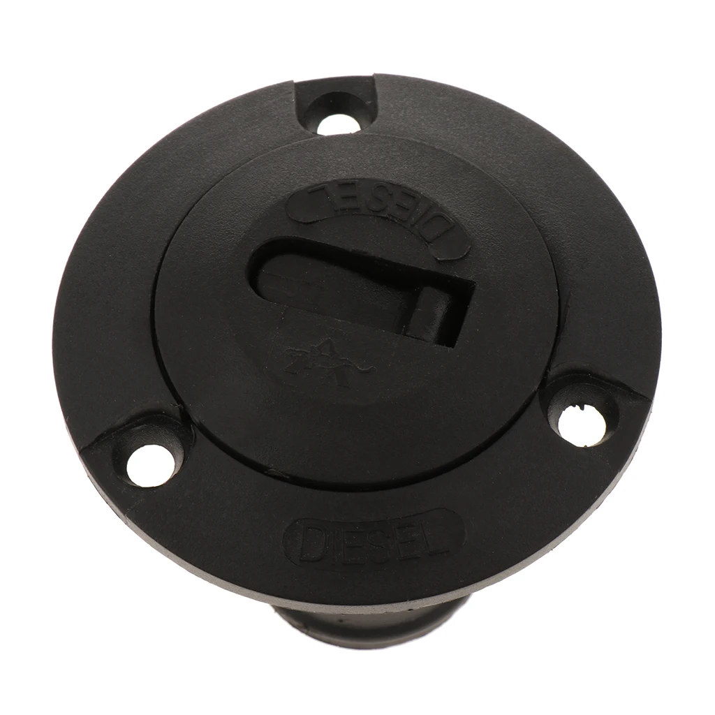 Deck Fill Filler Fuel Water Tank Deck Fill Cap Plastic for Boat Yacht RV