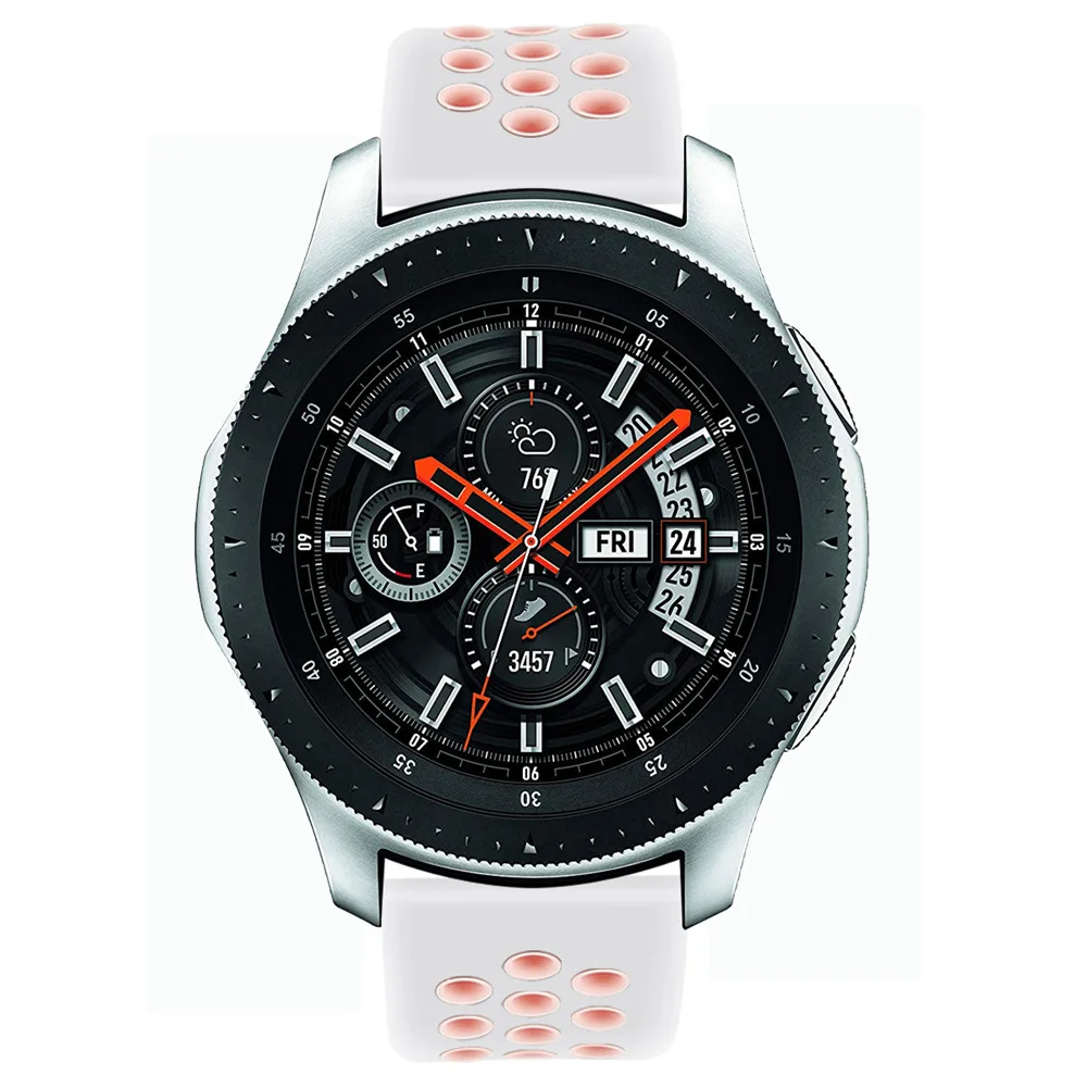 20 мм 22 мм какой ремешок для samsung Galaxy Watch 42 46 мм активный 2 Силиконовый мягкий Браслет Смарт носимые аксессуары