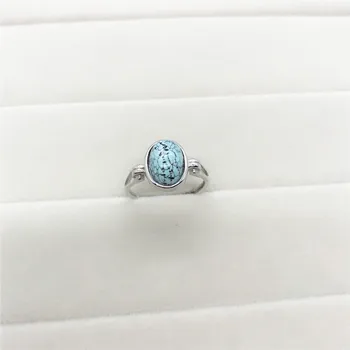 

Genuine Natural Turquoises Ring For Woman Man Love Gift Crystal 12x9.5mm Beads Stone Luxury Jewelry Adjustable Finger Ring AAAA