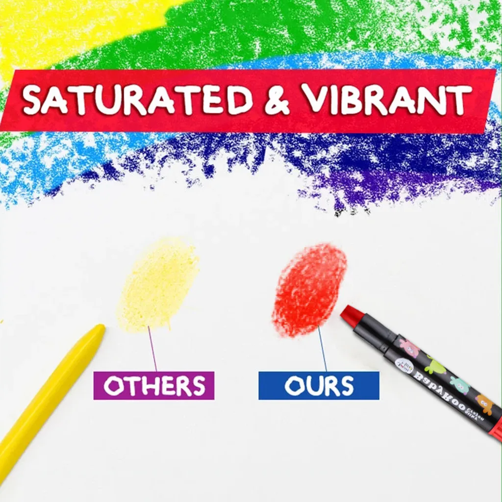 6 шт., моющиеся ручки, маркеры, вымытые карандаши, Обучающие игрушечные ручки для рисования, для детей, разноцветные, Премиум качество, De4