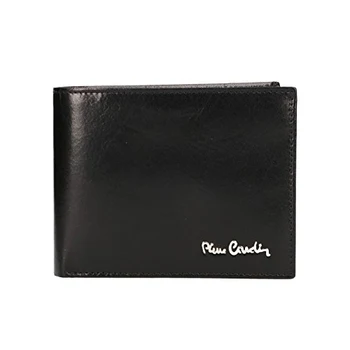 

Portafoglio uomo PIERRE CARDIN nero in pelle con portamonete e patta VA115