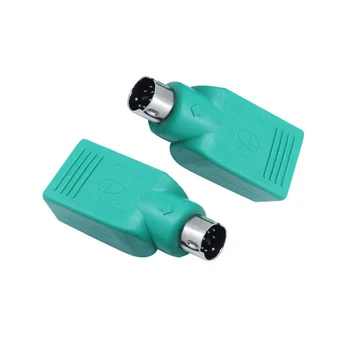 

1PCS USB Female To PS2 PS/2 Male Adapter High Quality Converter Universal Keyboard Mouse Mice Accessoriy Female To PS2 PS/2 Male