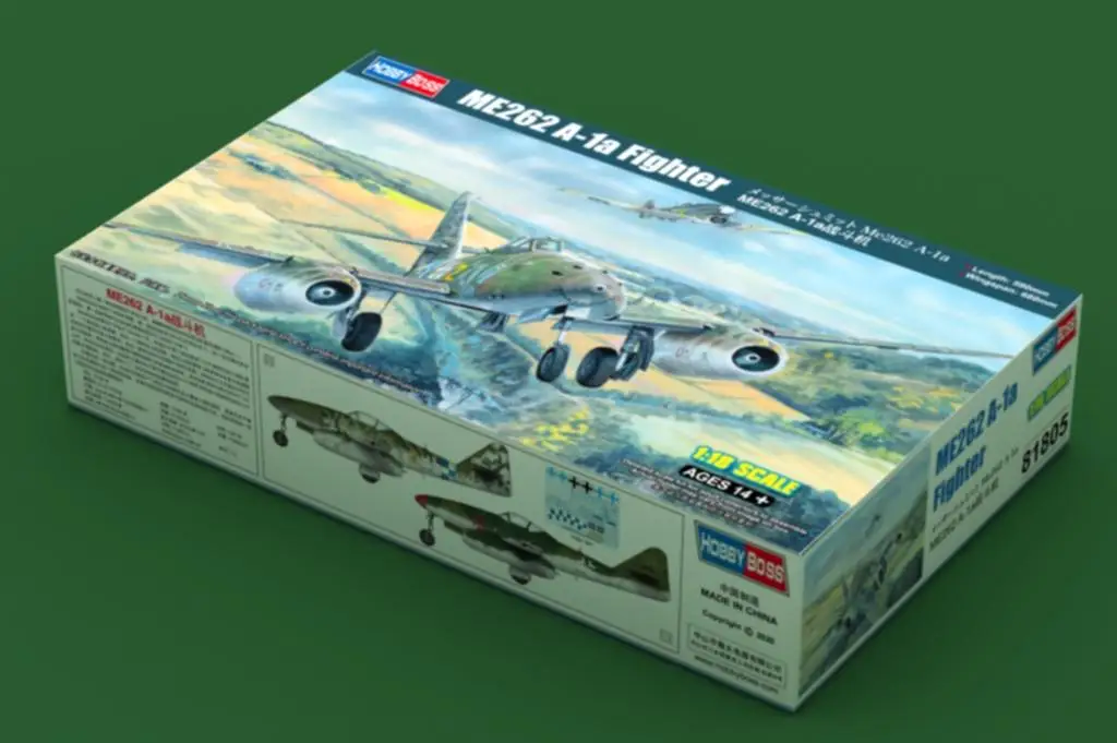 HobbyBoss 81805 1/18 Scale Me262 A-1a Fighter Plane 2020 for sale online