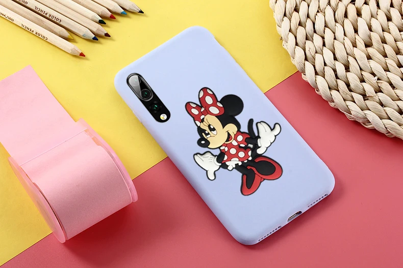 TRISEOLY Candy TPU бампер для huawei P20 P30 Pro Чехол для huawei P30 P20 Lite 3D мультфильм девушка мышь Мягкий силиконовый чехол для телефона