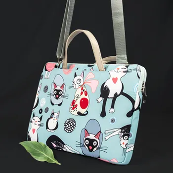 

Cute Girl Cat Laptop Bag for MacBook Air Pro Lenovo 11 12 13.3 14 15.6 16 Inch PC Notebook Case Sleeve Handbag for Fashion Woman