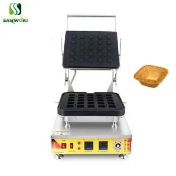 

Electric mini square tartlet shell making machine non-stick egg tart skin presser machine tart shell baking machine 110v/220v