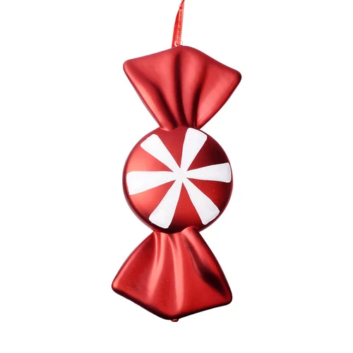 Сцена макет подарок украшения кулон украшения 40 см красный и белый окрашенные конфеты сценическое украшение - Цвет: 3
