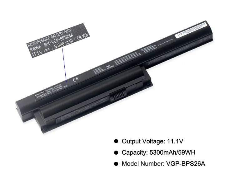 Аккумулятор Kingsener для ноутбука Sony Vaio bps26 аккумулятор батарея SVE14A SVE15 SVE17