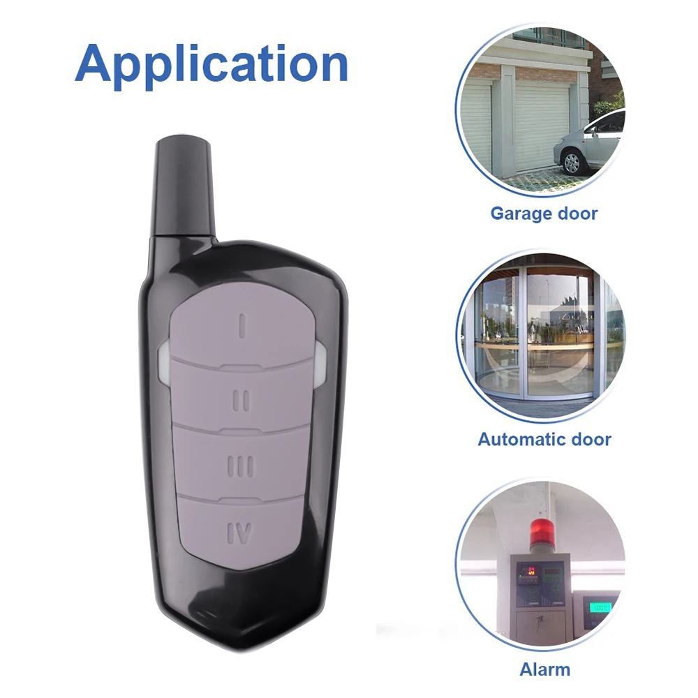 Kebidu 433.92 Mhz 4 Key Garage Gate Door Opener Duplicator Copy Remote Controller 433MHZ Control Clone Cloning Code Car | Электроника