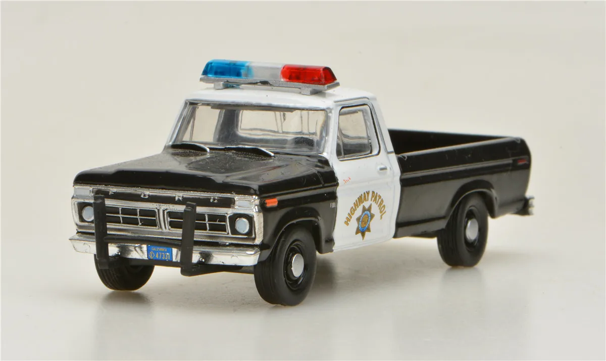 Зеленый свет 1: 64 1975 Ford F 100 сплав модель автомобиля пикап| |