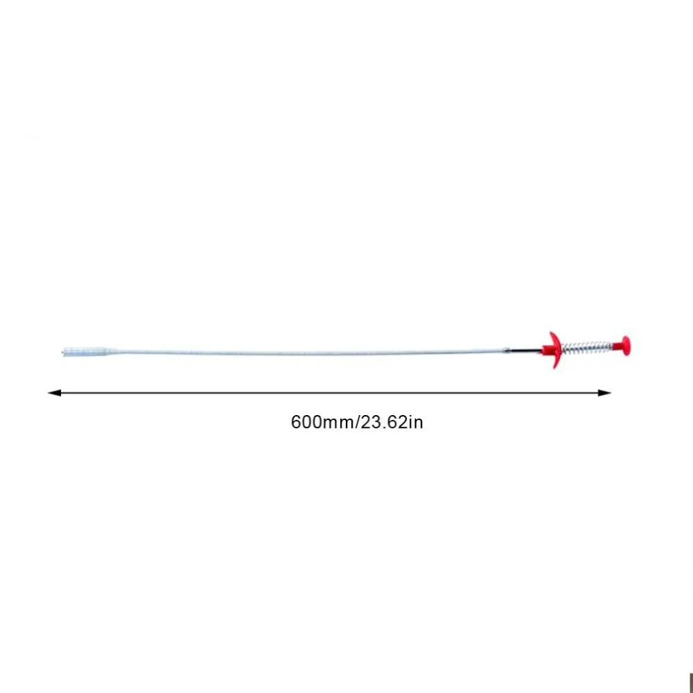 Ручное давление пружинная труба раковина анти-Блокировка очистка клип канализационная дноуглубительное устройство очиститель волос трубы дноуглубительное устройство