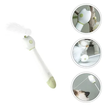 

1pc Cat Playing Tools Retractable Creative Cat Interactive Toy Cat Wand Toy Cat Training Tools Cat Teasing Toy for Indoor Outdoo