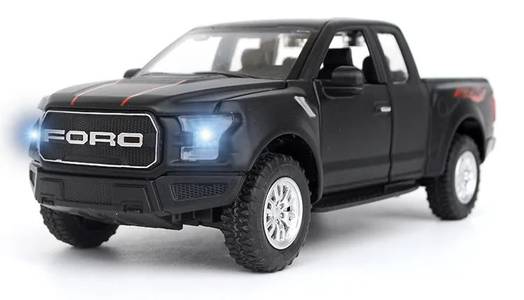 Jianyuan модель Raptor F150 сплав модель автомобиля детская коробка звук и светильник внедорожник игрушечный пикап автомобиль