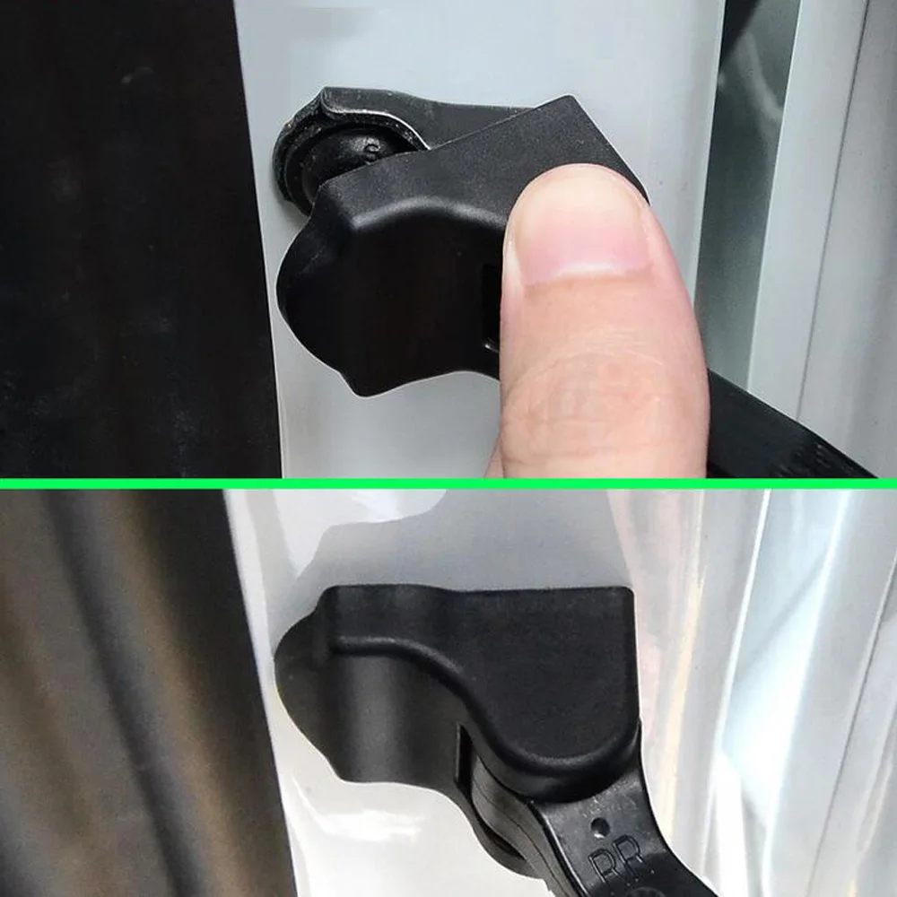 

For Tesla Model 3 Door Lock Trim Car Protection Trim Plastic Set Exterior