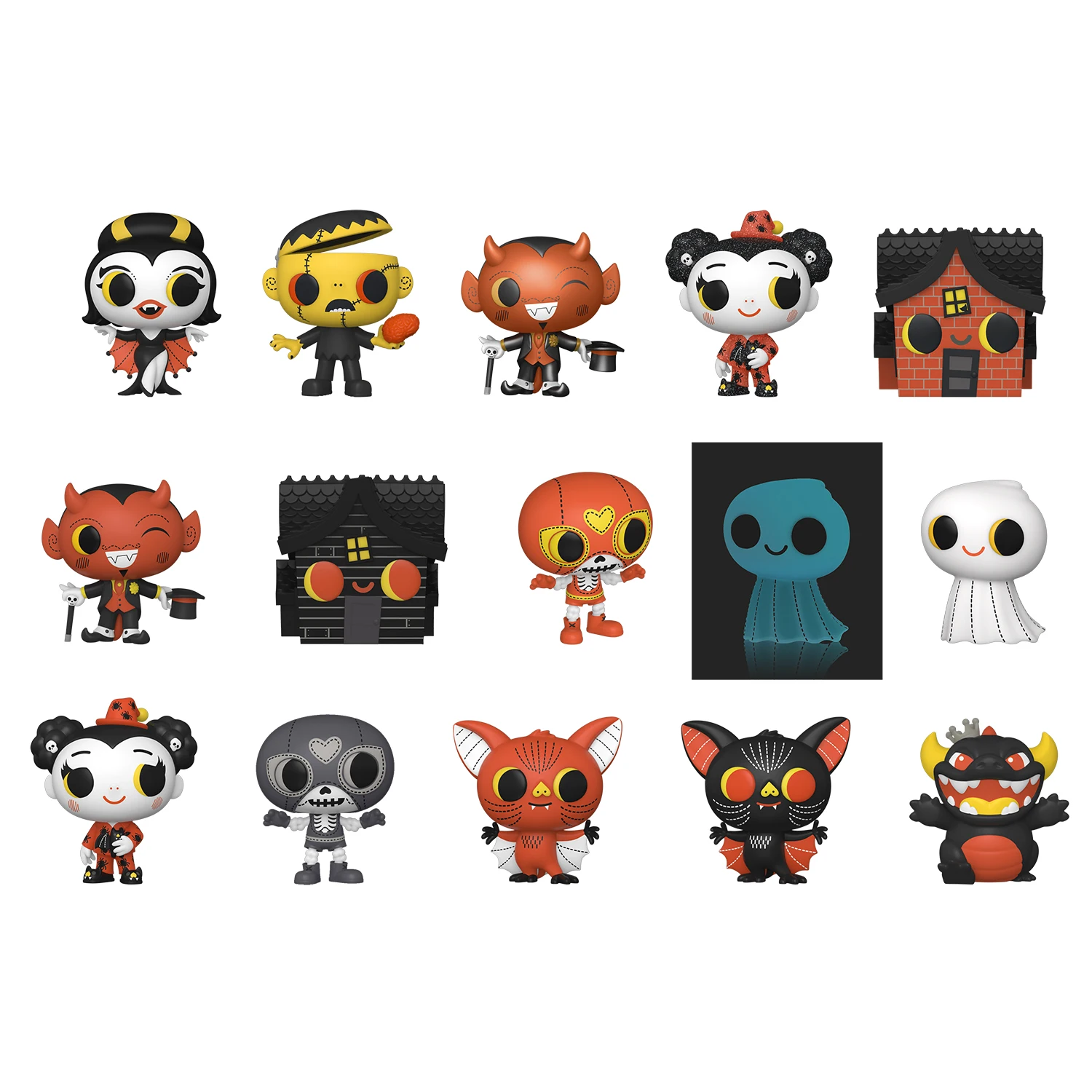 Figure Funko paka Boo hollow S2 18pc PDQ 57063 original action Game collectibles toys Birthday stuff Baby goods Novelty products Children's Toys