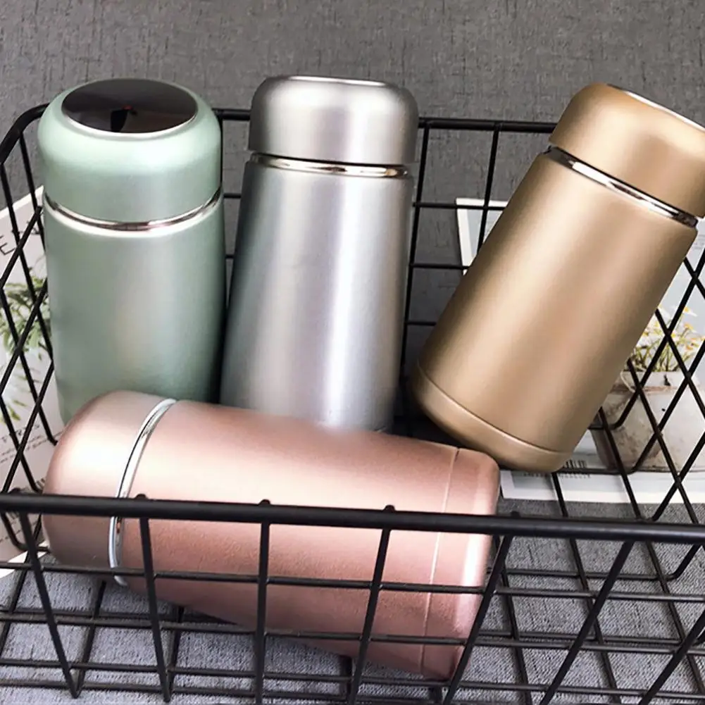 

300ml Thermos Water Cup Stainless Steel Travel Water Bottle Insulation Drinking Cup Water Bottles Drinkware Hot Water Bottle