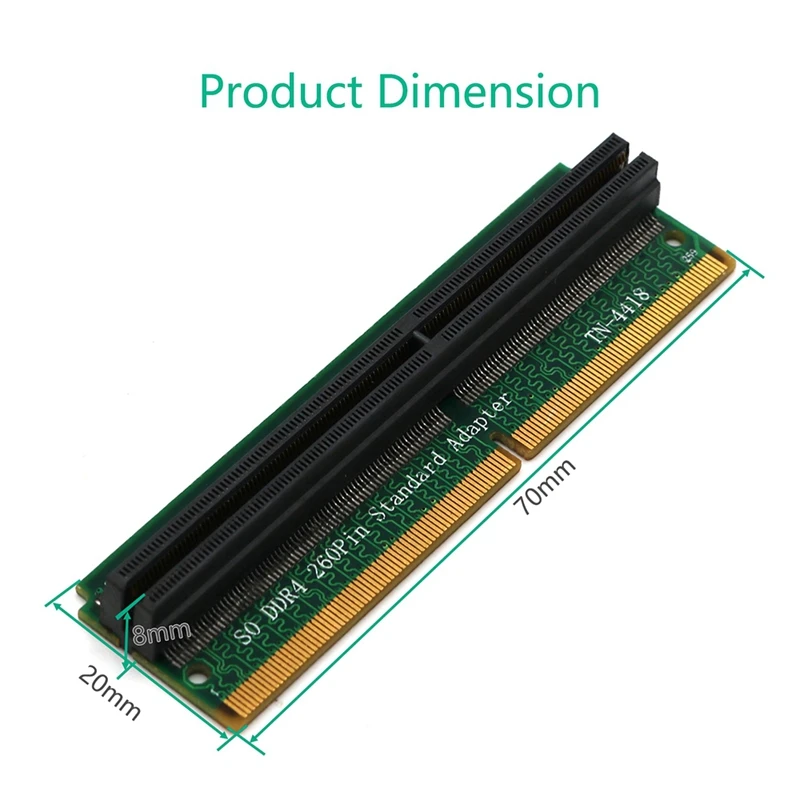 AAAJ-SO-DIMM 260Pin DDR4 тестовый адаптер защиты памяти для SO DDR4 Тестовая карта памяти