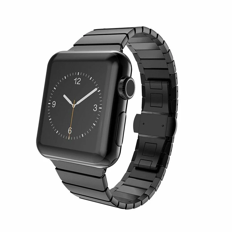 Браслет из нержавеющей стали для apple watch 44 мм 38 мм iWatch ремешок для apple watch полосы wirst correa ремешок для часов 5 4 3