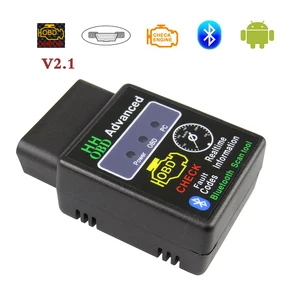 Image 1 - ELM327 Bluetooth OBD2 Car Diagnostic Scanner For Android Adapter Elm 327 V2.1 Bluetooth OBD 2 Code Reader Diagnostic Tool