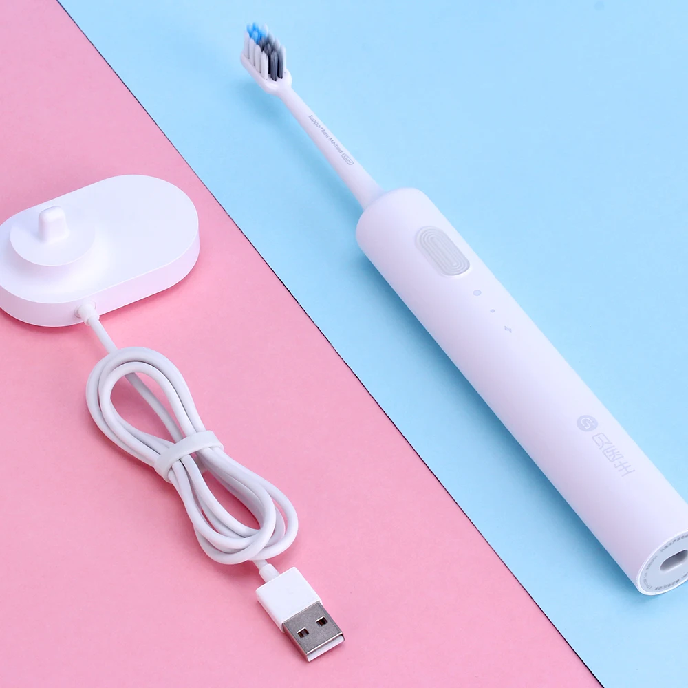 Xiaomi Mijia USB sonic электрическая зубная щетка вибратор для гигиены полости рта зубная щетка перезаряжаемая ультра звуковая автоматическая зубная щетка