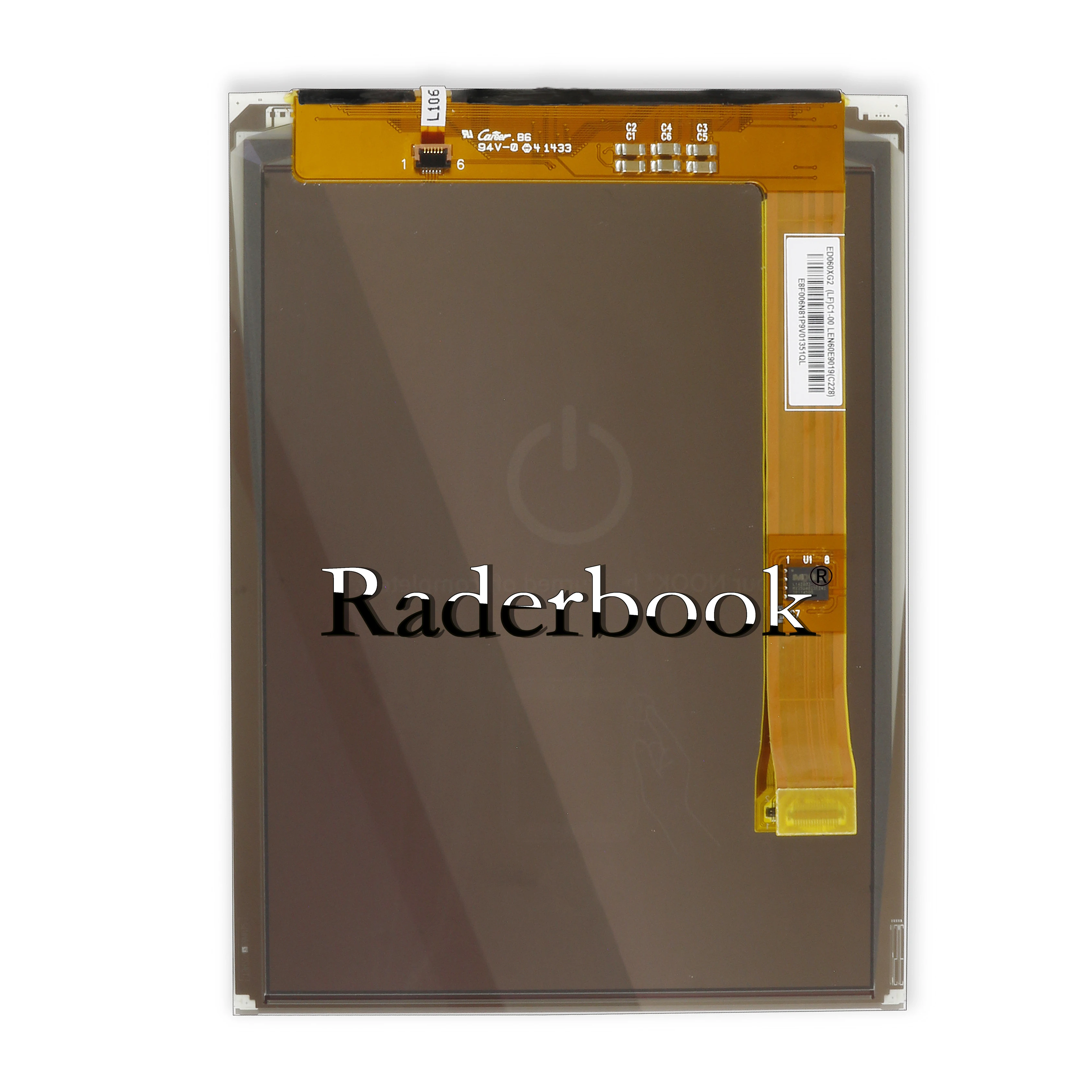 Tela Lcd de Polegadas com Retroiluminação Matrix Ed060xg2 para Leitores de E-books