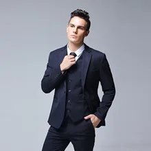 Приталенные деловые костюмы из 3 предметов, мужские костюмы, повседневные мужские костюмы, деловые костюмы