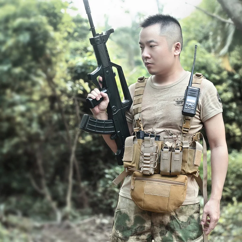 

New Functional Tactical Pouch Molle Admin Magazine Storage Bag Air Gun Pistol Holster Bag Hunting Accessories Pack