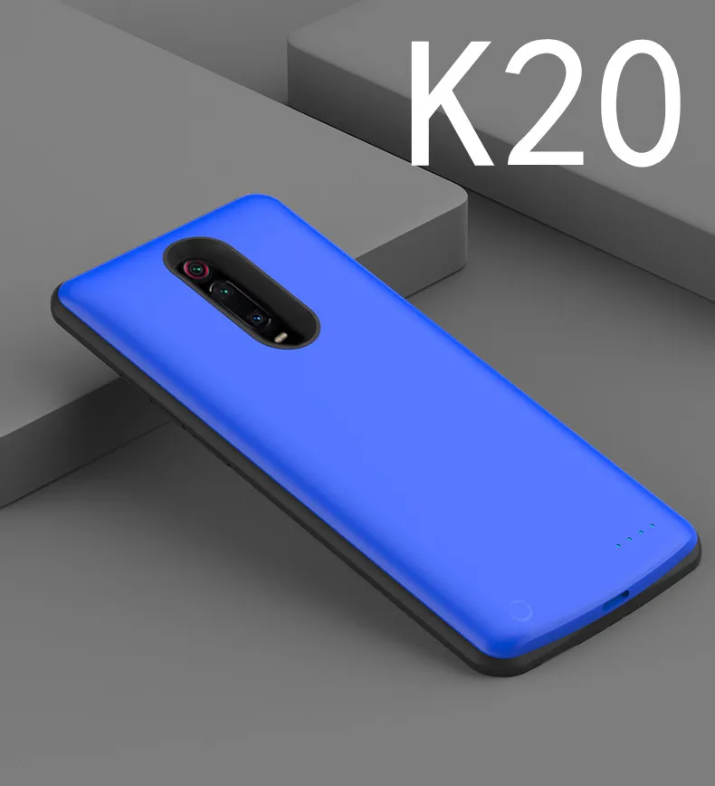 6500mAh Blue 6500 мАч батарея чехол для Xiaomi Redmi K20 Pro батарея чехол внешний аккумулятор СПС Xiaomi Redmi K20 батарея зарядное устройство чехол - Цвет: 6500mAh Blue
