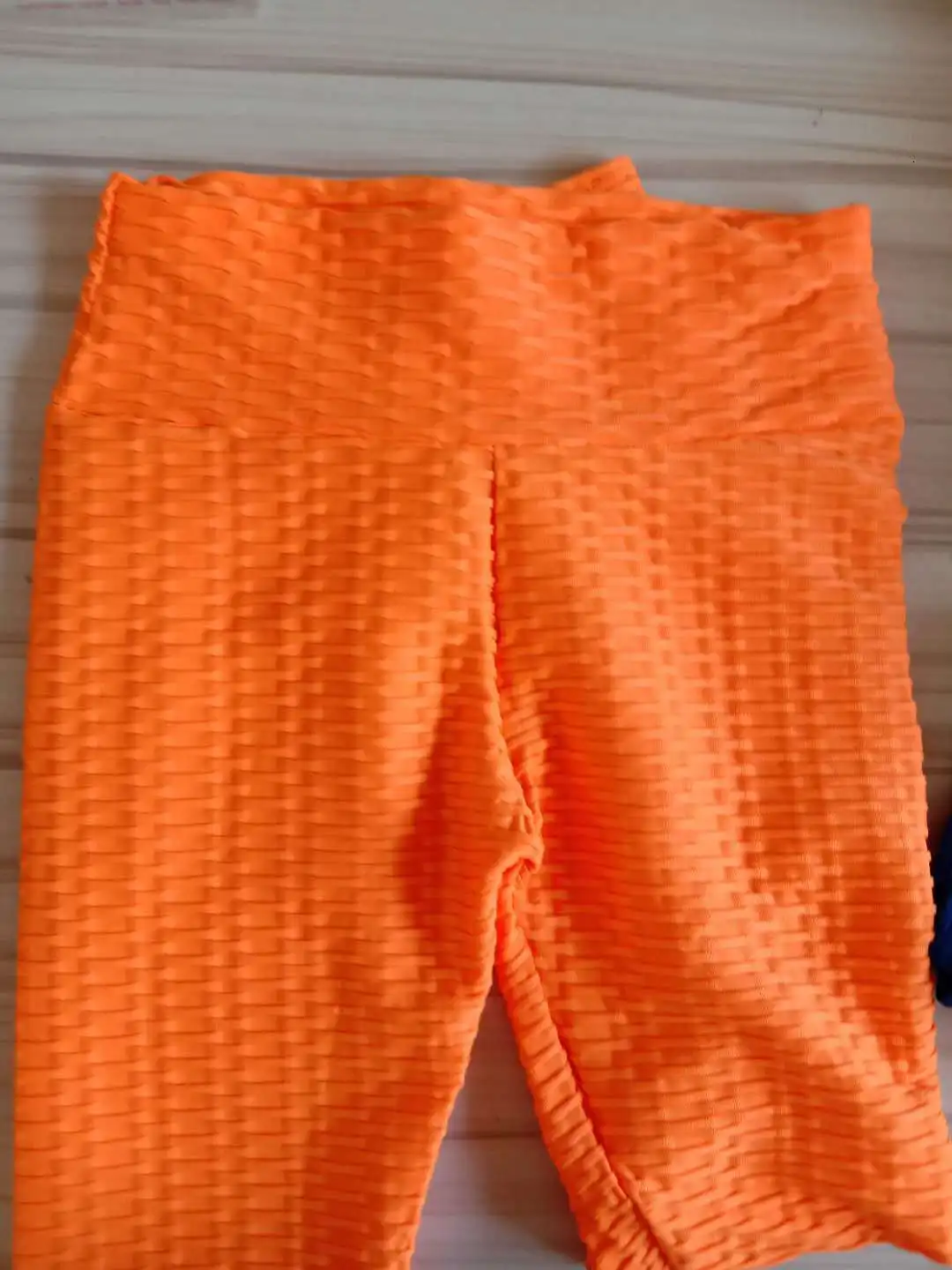orange Однотонные женские леггинсы длиной до лодыжки, стандартные штаны, эластичные леггинсы с высокой талией для фитнеса, женские леггинсы с эффектом пуш-ап - Цвет: orange