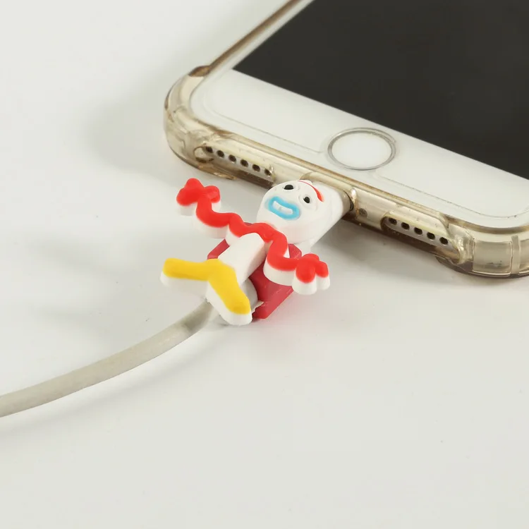 История игрушек мультфильма древесный Базз Лайтер кабель USB шнур протектор для iphone 8 7 6 USB кабель защиты рукав защиты