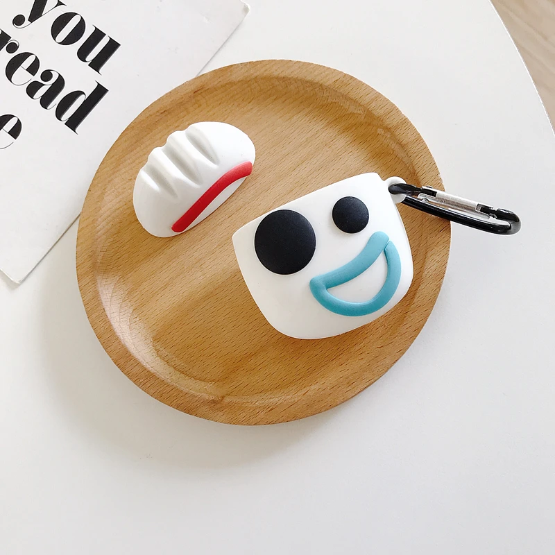 3D милая история игрушек мультфильма 4 Fokry корпусы гарнитурные для Apple Airpods 1/2 прекрасный силиконовый защитный чехол для наушников Аксессуары