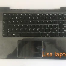Черный Чехол-клавиатура для lenovo u31-70 500s-13, немецкая двуязычная клавиатура 5cb0j30932