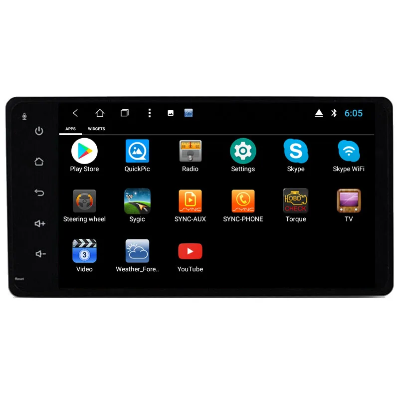 NaviTopia 7 дюймов 8 core ram 2G rom 32G Android 8,1 автомобильный радиоплеер для Mitsubishi универсальный с gps WiFi карты