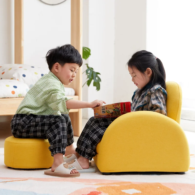 Sofá para niños, rincón de lectura, sofá perezoso para bebé, banco sentado  en el suelo, Mini sofá pequeño y bonito para bebé