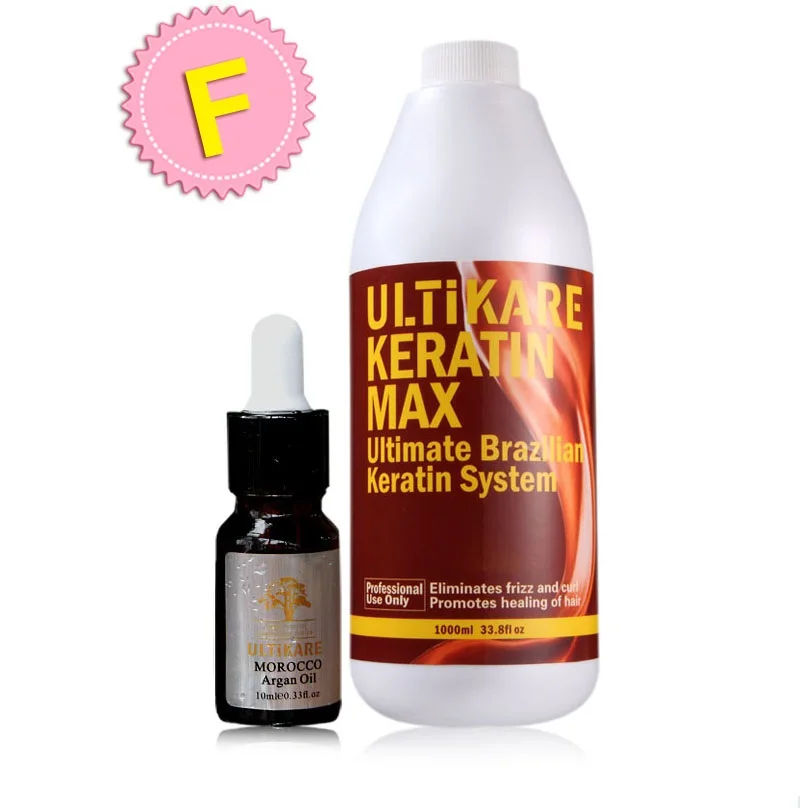 

11.11 1000ml Formaldehyde-free Brazilian keratin for hair straightening Smoothy Hair With Free 10ml Argan Oil for curly hair