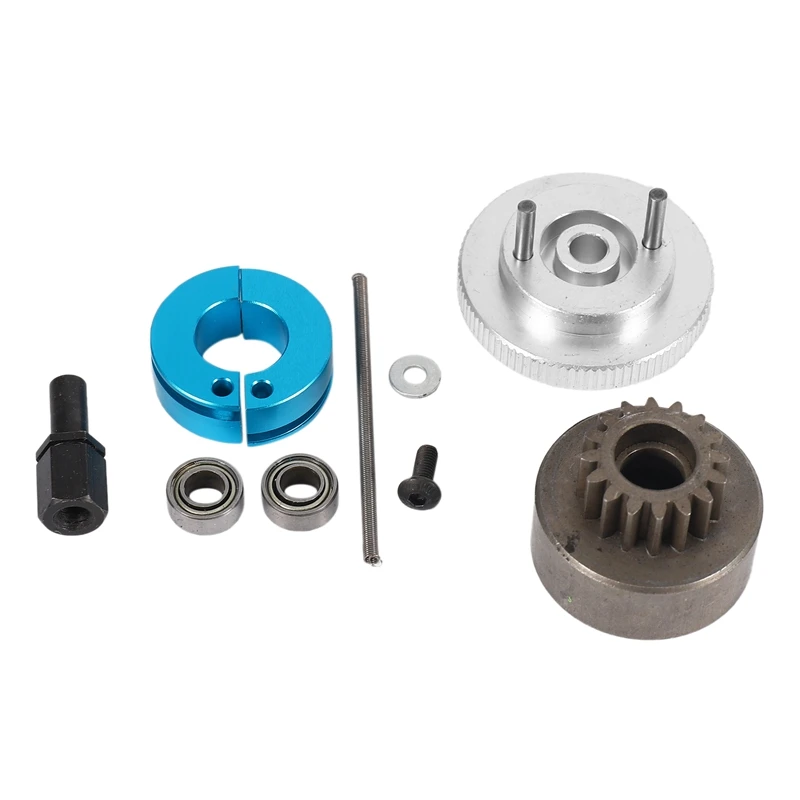 RC 14T Clutch Bell + Shoes with Spring +Flywheel Assembly Kit Set for Redcat Volcano S30 SH-18 VX-18 Nitro Engine Parts | Игрушки и