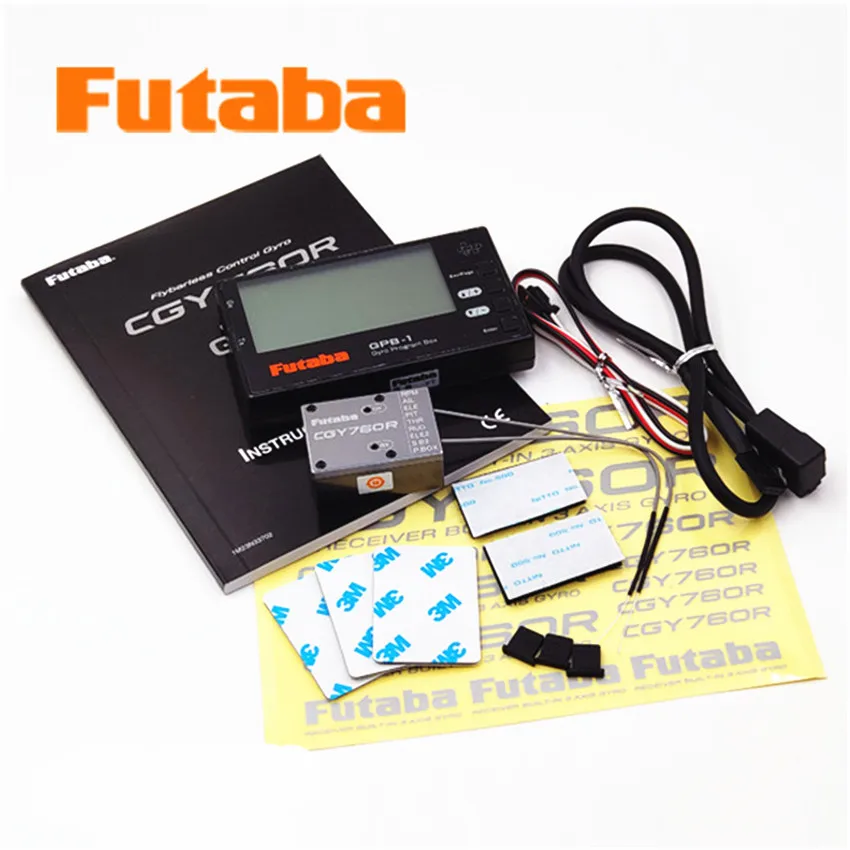 Futaba CGY760R GPB-1 No-Aileron трехосевой гироскоп с приемником содержит GPB-1 специальные настройки карты для F3C/3D Helicop