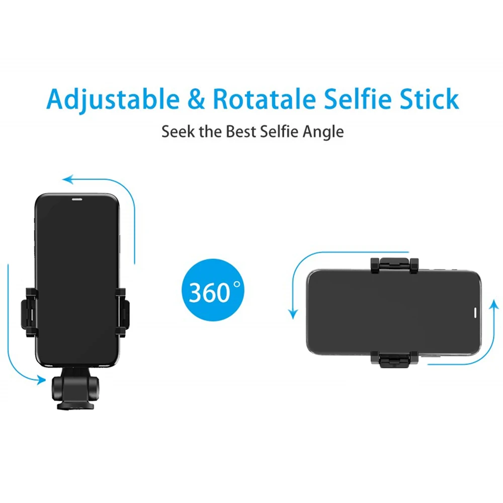 Wireless Bluetooth Selfie Stick Mini Tripod Expandable Portable Stand for iPhone Huawei Samsung Xiaomi Smartphone