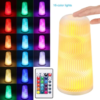 

Decorative Led Night Light 3d Printed Usb Led Light Remote Control 16 Changing Colors Different Color Modes For Cafe Decoration