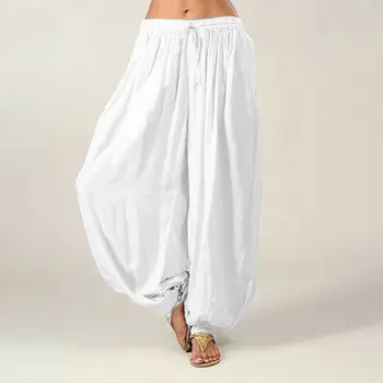 

Hot Selling Women Leisure Casual Harem Yoga Pants Sports Baggy Hippie Workout Sweatpants Solid Sports Loose Gym Trousers