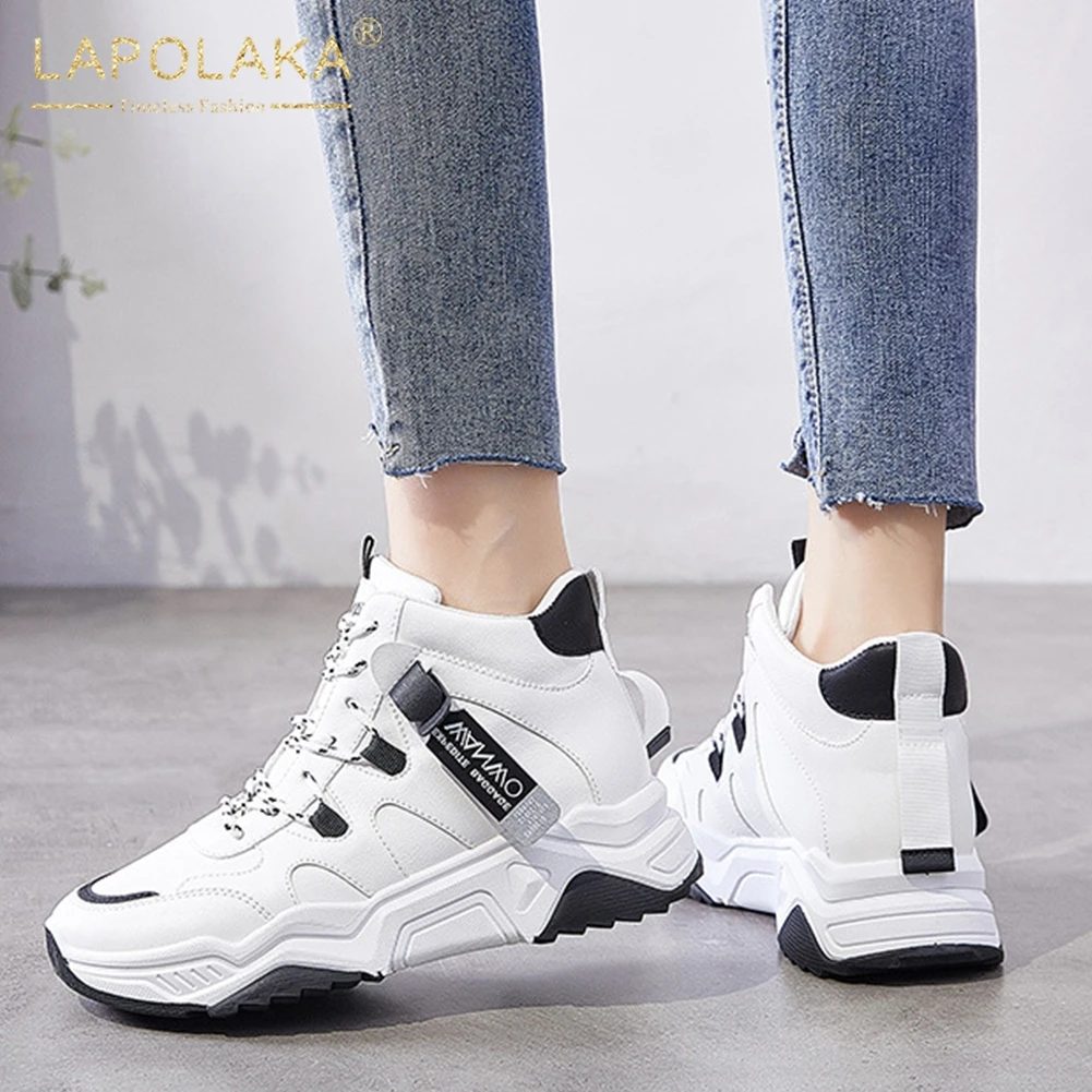 

LAPOLAKA FASHION 2020 DTOPSHIP WOMEN SHOES WOMAN Flat Platform winter sneakers walking hiking trainers casual shoes