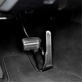 

2pcs Pedals Pad Set Car Trim For Chevrolet Camaro 2016-18 Case AT Interior