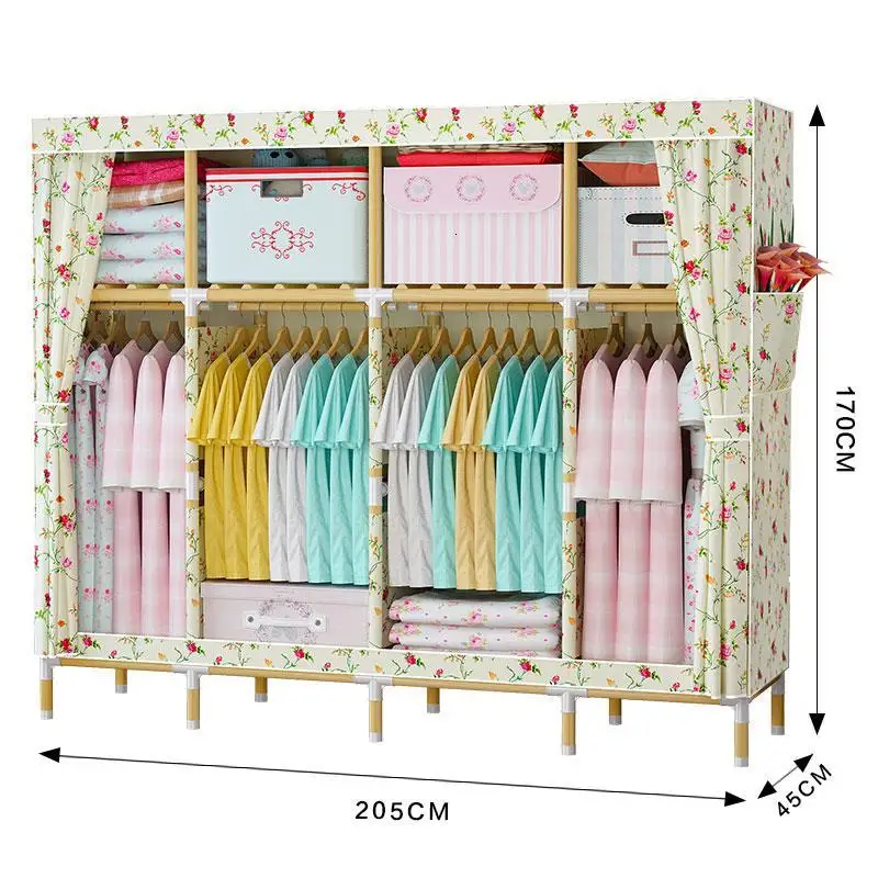 Version R Для дома Almacenamiento Garderobe Penderie Meble Armario Ropero комод шкаф Guarda Roupa Mueble De Dormitorio гардероб - Цвет: Version R