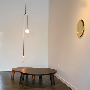 

nordic hanging ceiling lamps rope bedroom restaurant LED pendant lights deco maison industrial lamp luminaria pendente