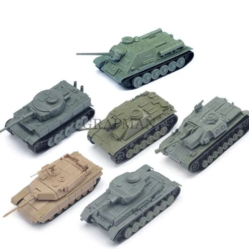 4D сборный Танк времен Второй мировой войны 1/100 г. Германия тигр США M1A2 Советский