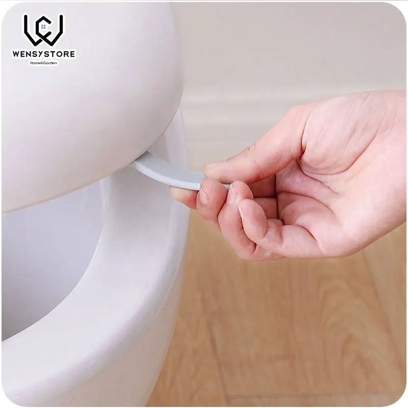 1PC Portable Small Toilet Seat Cover Lifter Sanitary Closestool Seat Cover Lift Handle for Travel Home Bathroom XFx25