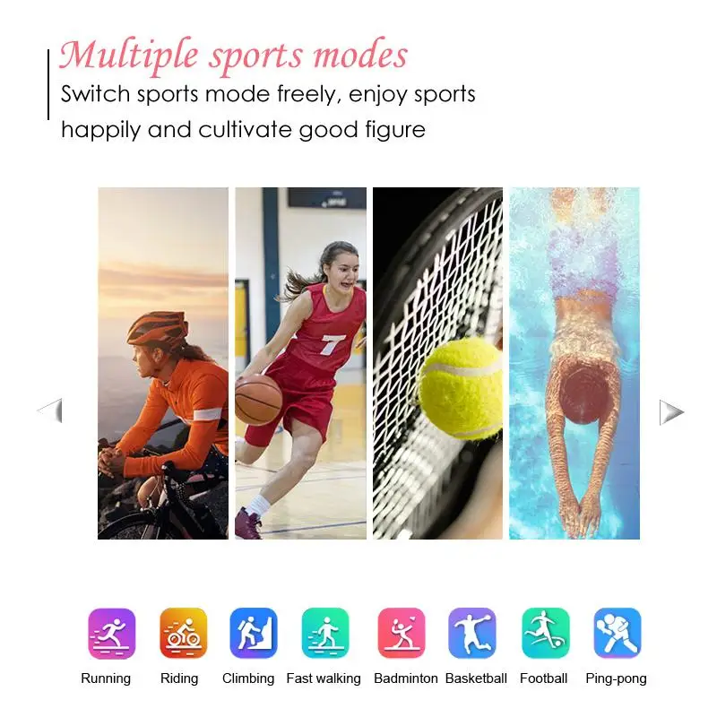 H5 Frauen Smart Uhr Blutdruck Herz Rate Monitor Fitness tracker IP67 Wasserdichte Fanshion Sport Smartwatch