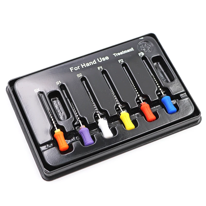 Стоматологические игольные пилки для корневых каналов 6 шт. ручное использование